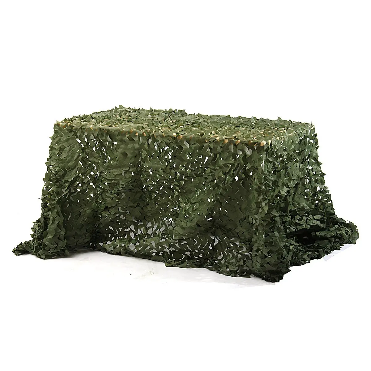 All green camouflage 5 м X 2,5 м охотничья Военная камуфляжная сетка лесная армейская тренировочная камуфляжная сетка автомобильные чехлы тенты для кемпинга солнечные укрытия - Цвет: All green camouflage