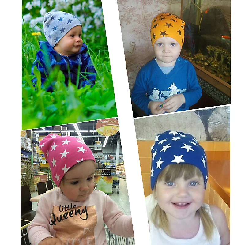 Вязаные шапки унисекс для девочек и мальчиков сезон осень-зима хлопковая шапочка