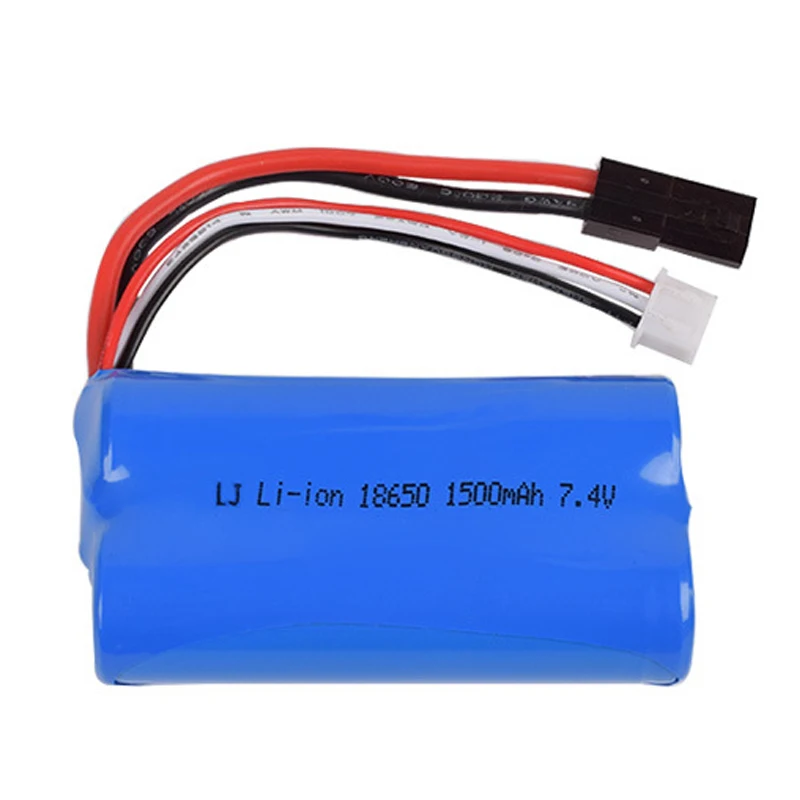 Литий ионный Аккумулятор 7 4 В 1500 мАч 15C 18650 с зарядным устройством USB 5500 2P Разъем
