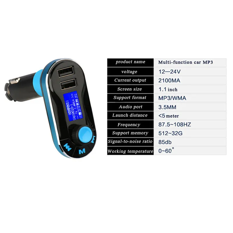 Fm-передатчик Беспроводной Пульт дистанционного Управления автомобиля MP3 плеер с