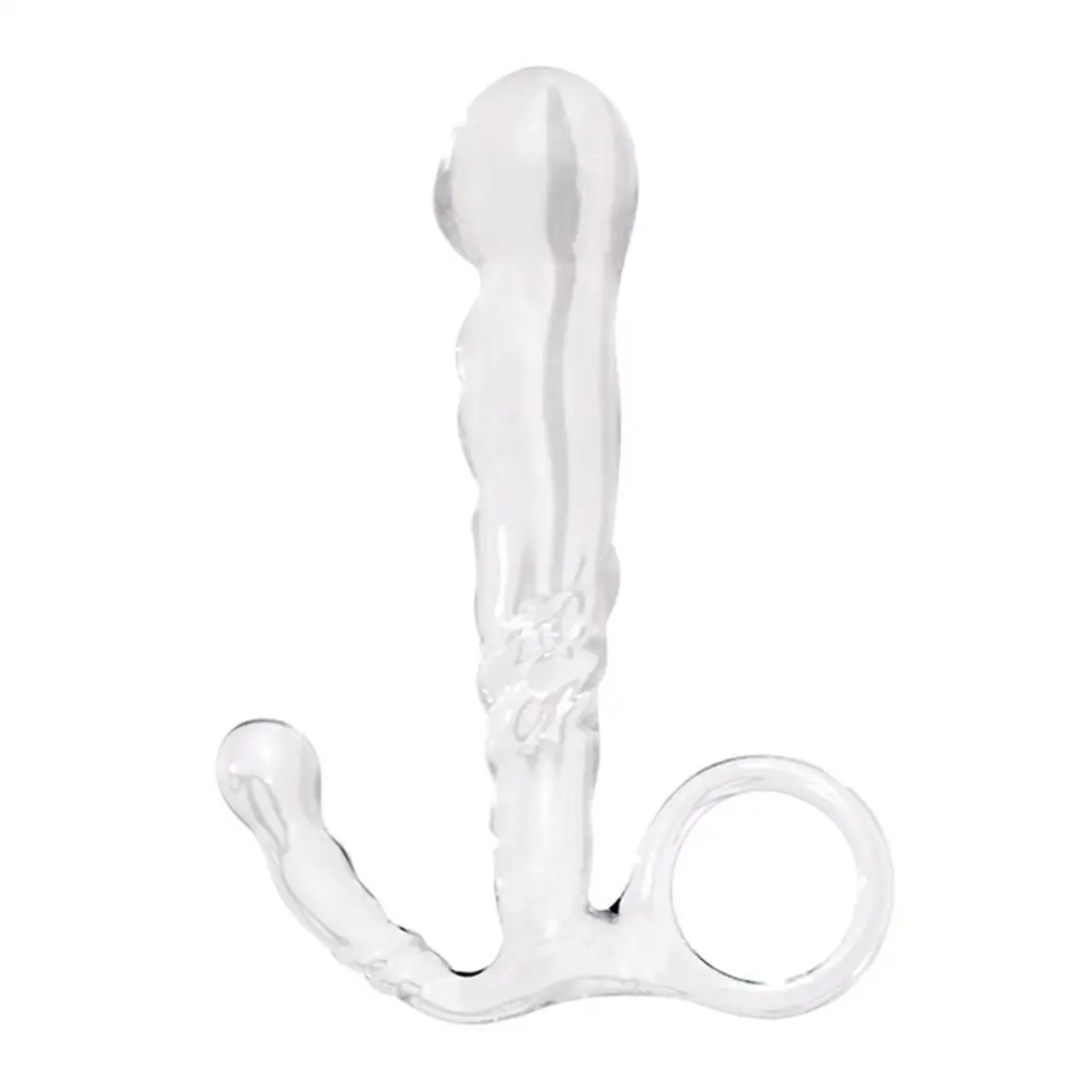 Li bo Прозрачная силиконовая Анальная Секс-игрушки черная пробка массажный