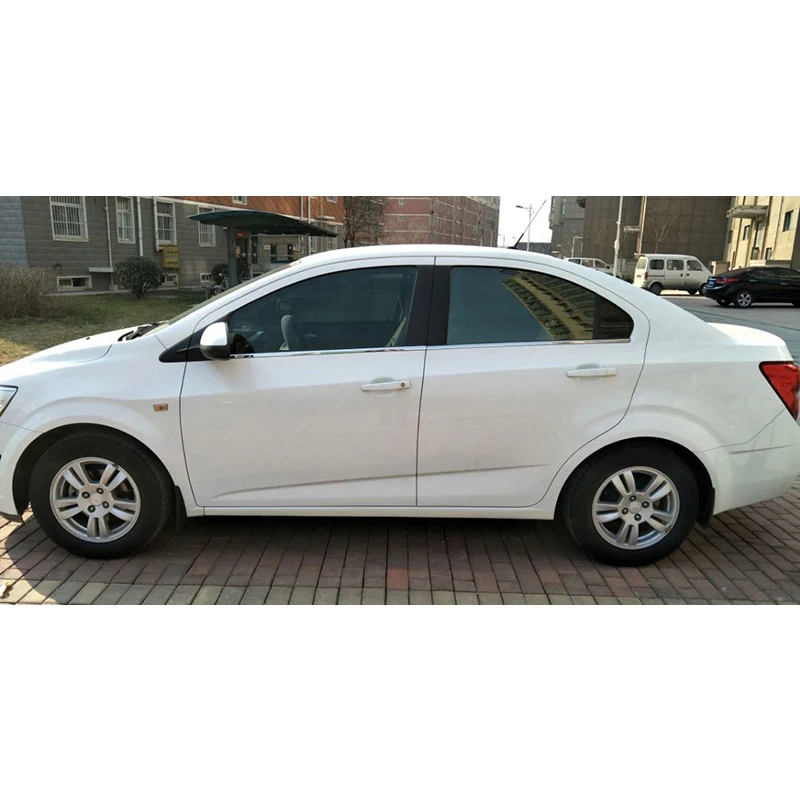 Автомобильная оконная облицовка lsrtw2017 из нержавеющей стали 304 для chevrolet aveo 2012 2013
