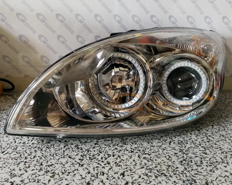 Для hyundai i30 2007 2008 2009 2010 2011 хэтчбек универсал фар RF контроллер Bluetooth мульти-Цвет RGB led Ангельские Глазки комплект