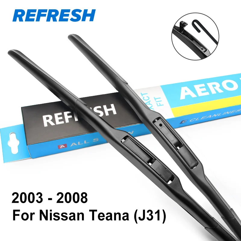 2003 - 2008 ( J31 ) REFRESH Гибридный стеклоочистителей для Nissan Teana Fit крючок оружия модель автомобиля год от 2003 до - Цвет: 2003 - 2008 ( J31 )