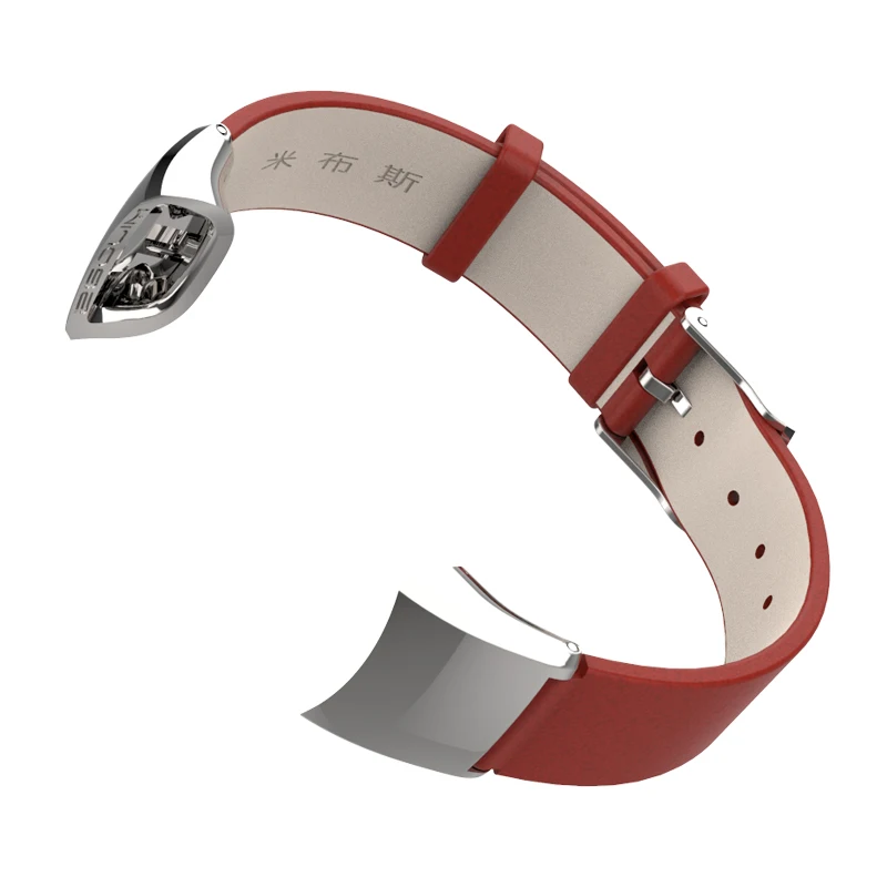 Mijobs кожаный ремешок для huawei Honor Band 4 5 Смарт-часы наручные часы ремешок для Honor 4 5 умный Браслет ремешок