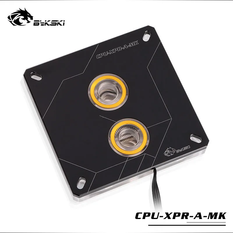 Водяной блок Bykski CPU для INTEL LGA1150 1151 115X 2011 2066 X99 RGB поддержка 5 в 3PIN материнская плата