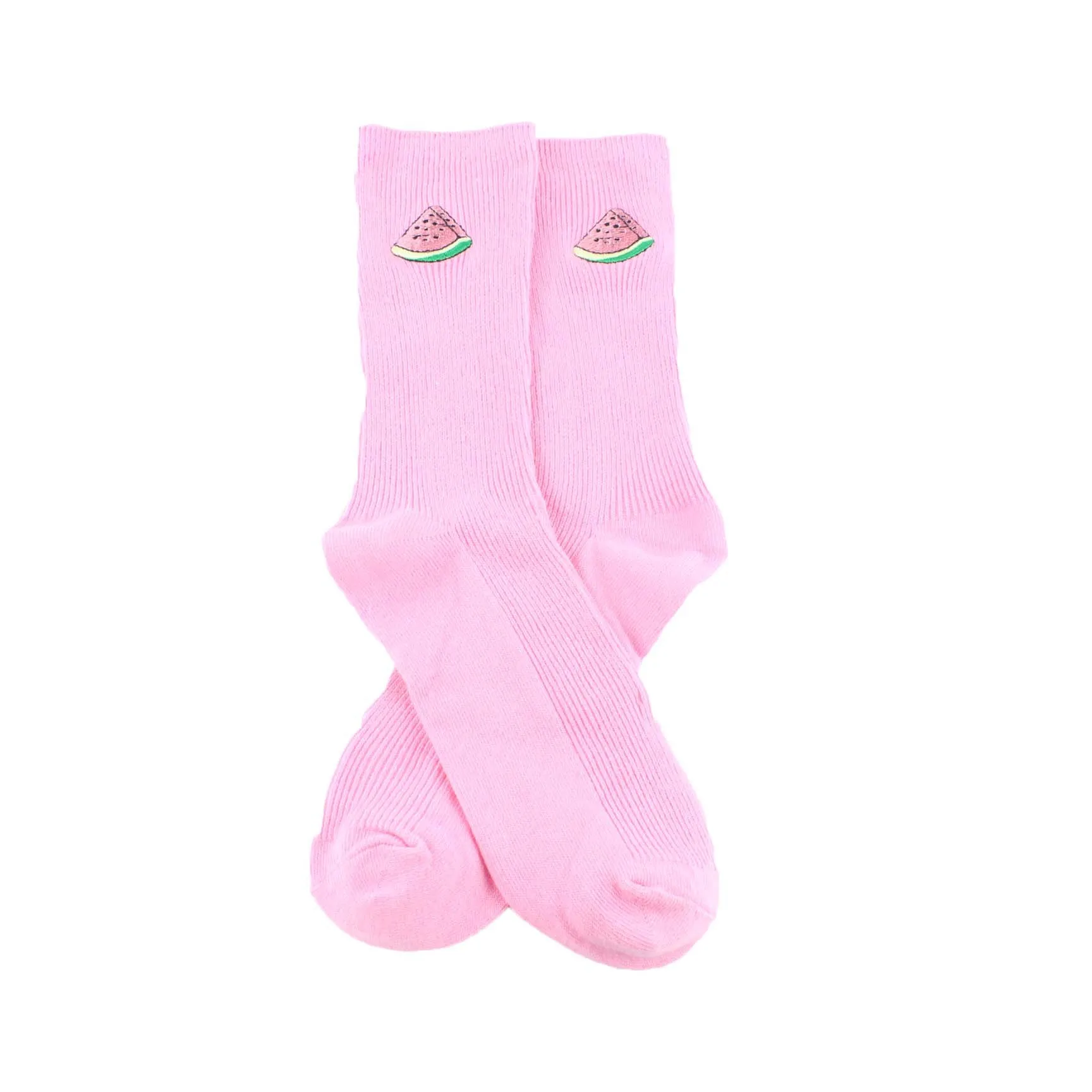 Watermelon Jeseca, новые милые Носки с рисунком фруктов теплые зимние кавайные носки с бананом для девочек забавные носки с вышивкой в стиле Харадзюку - Цвет: Watermelon