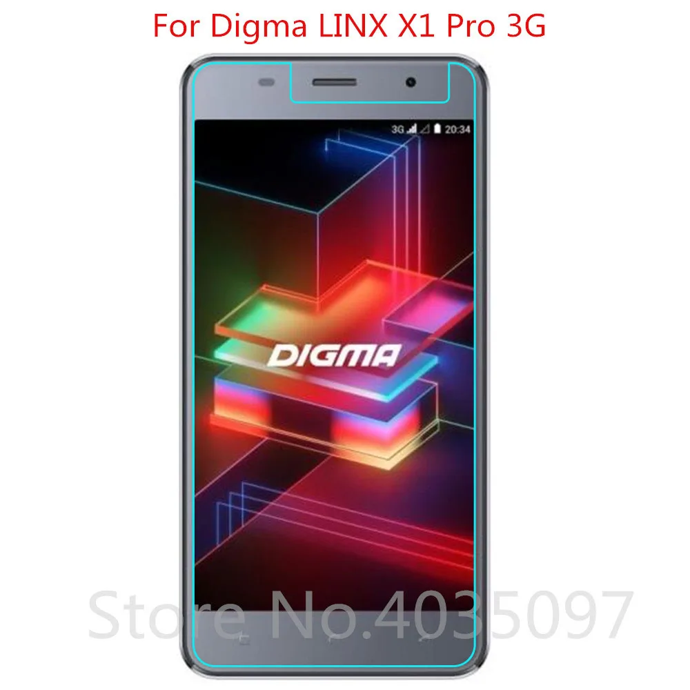 Защитное стекло закаленное 2.5D 9H для Digma LINX X1 Pro/3G|Защитные стёкла и плёнки
