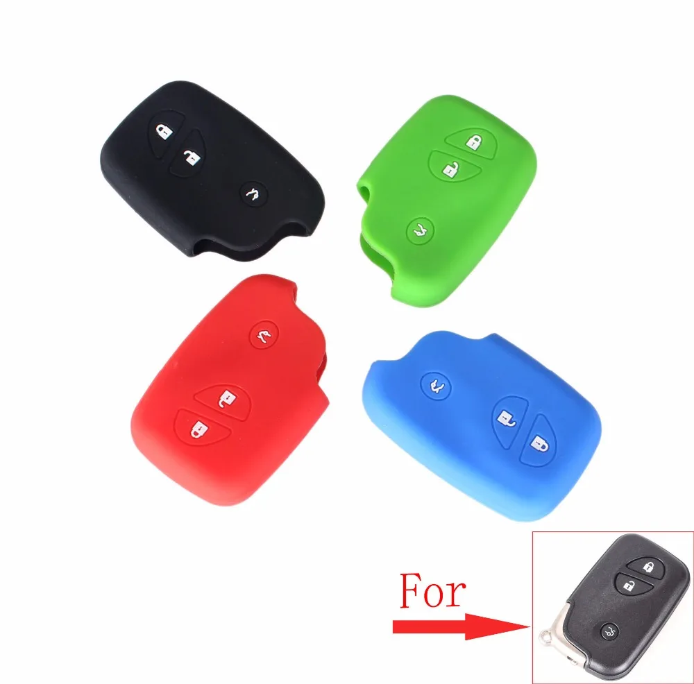 KEYYOU 3 кнопки силиконовый чехол ключ для Lexus ES240 ES350 RX270 RX350 LX570 GX400 GX460 ключа