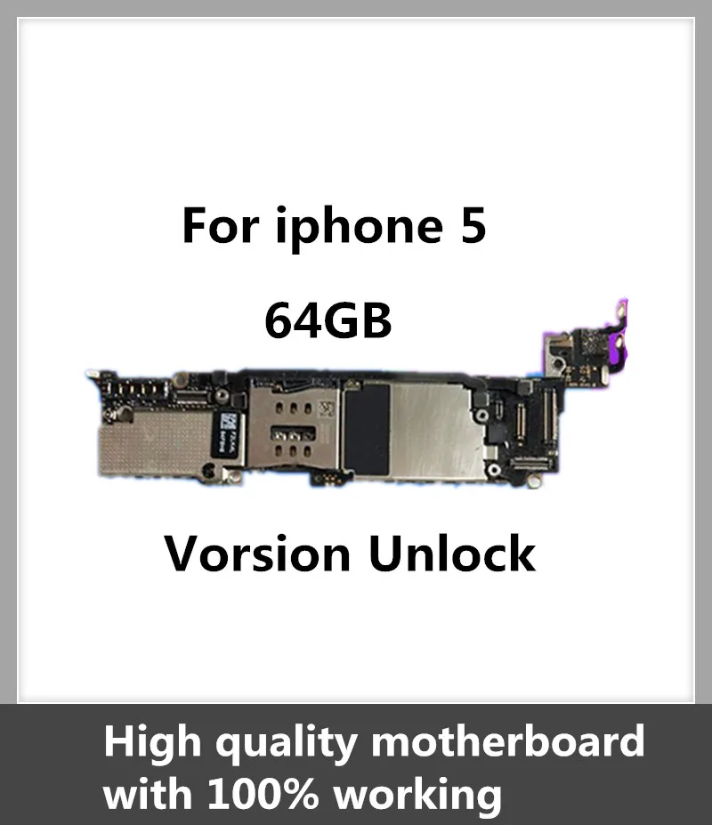 Материнская плата для iPhone 5 64 ГБ с чипами|Платы мобильных телефонов| |