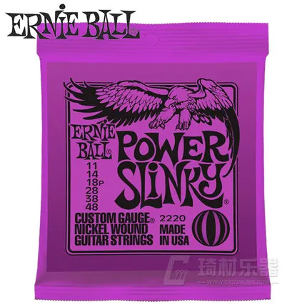 

Ernie Ball 2220 Skinny Power Slinky Nickel Wound Electric Guitar Strings 11-48
