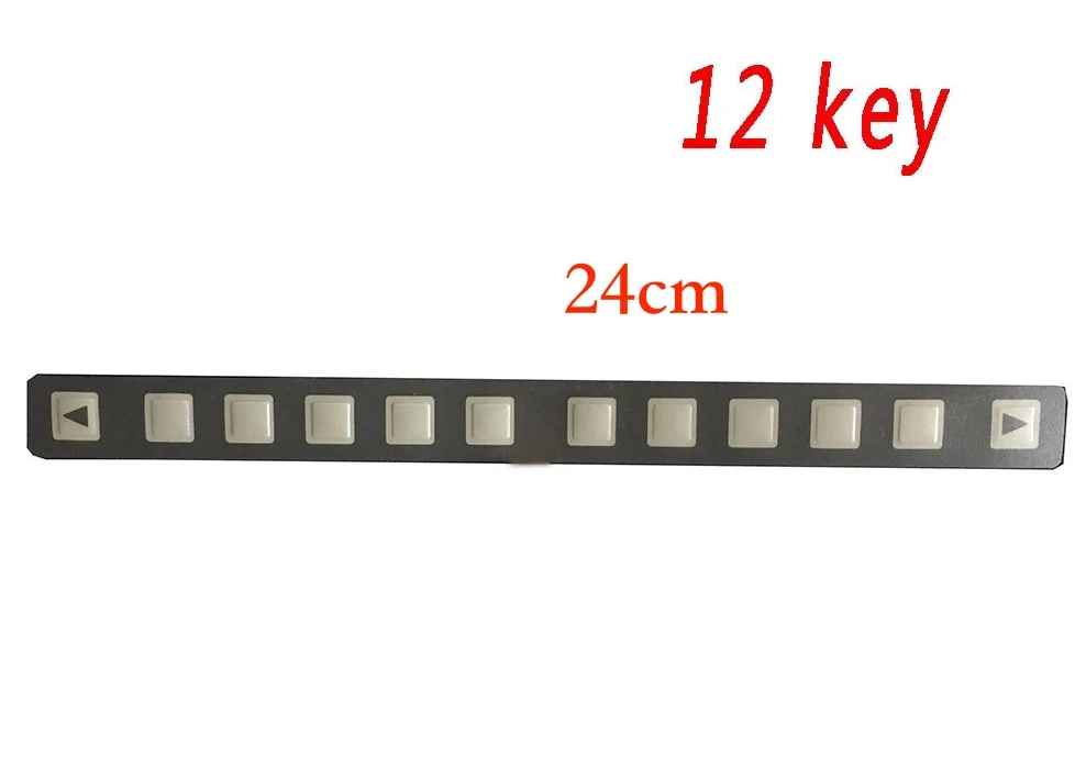 12 key 24 cm A98l-0001-0519 ЧПУ ичм мембраны кнопок клавиатуры для Fanuc машины оператора Панель 7 ключ или 12 ключ, Дешевые - Цвет: 12 key 24 cm