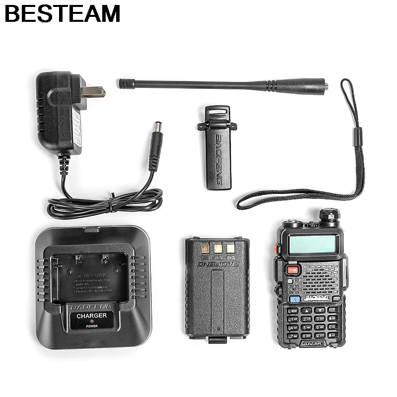 2 шт. UV-5R портативная рация профессиональная CB радиостанция Baofeng UV5R трансивер 5 Вт