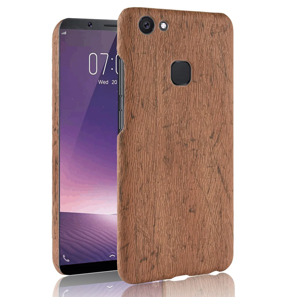 Новое поступление деревянный зернистый ЧЕХОЛ ДЛЯ VIVO V7 Plus Классический чехол на