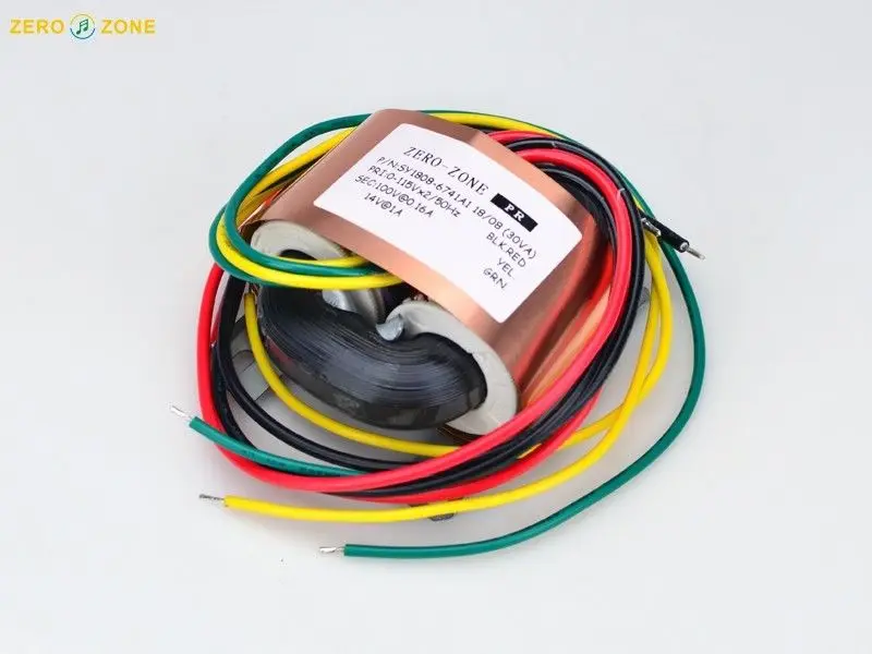 DIYERZONE 30VA R core трансформатор: 100 в + 14 для SHUER MM Phono предусилителя DIY L10 47|Усилители