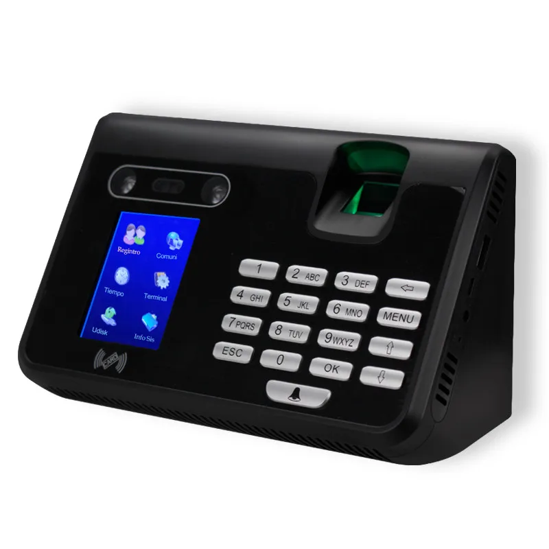 2.8 дюймов TFT отпечатков пальцев RFID пальцем посещаемости время блокировки tcp/ip/USB/U