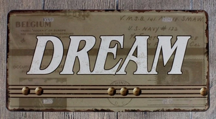 

1 pc Dream Belgium Motivation bitcoin English Quotes Tin Plates Signs wall man cave Decoration Metal Art Vintage Poster