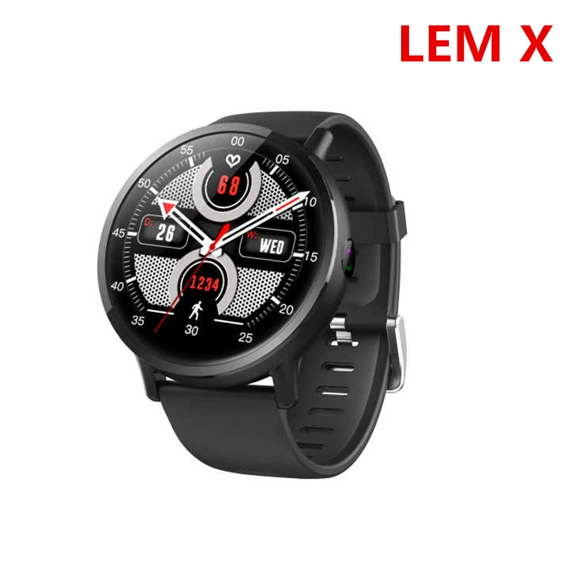 Топ часы LEM X 4G Смарт Android 7 1 Simcall телефон 8MP камера GPS WIFI сердечного ритма IP67