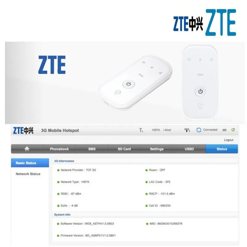 ZTE mf51 3G мобильной точки доступа|mobile hotspot|hotspot mobilezte hotspot |