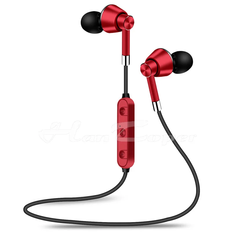 HANTOPER спортивные Bluetooth наушники беспроводные наушники магнитные стерео металлические наушники для iPhone Xiaomi Fone de ouvido с микрофоном