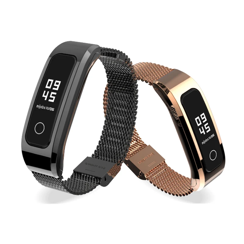 Ремешок для бега Honor Band 4, Миланский металлический ремешок для huawei Honor Band 4, ремешок для бега, умные часы, браслет, аксессуары, браслет