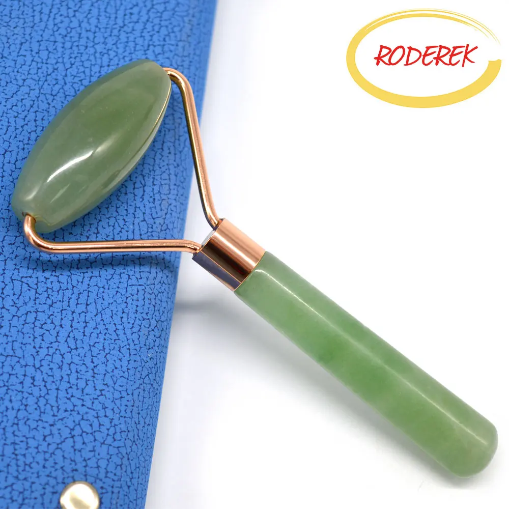 

Quartz Jade Roller For Face Natural Aventurine Jade Facial Massage Roller For Face Massager Skin Care