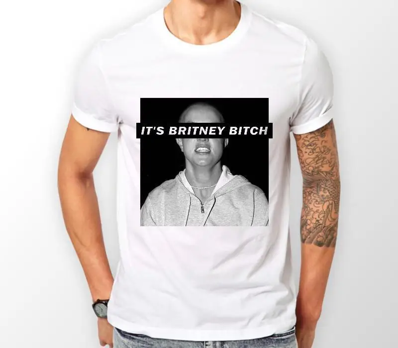 Мужская и женская футболка унисекс it BRITNEY BITCH SPEARS забавная хипстерская TUMBLR с