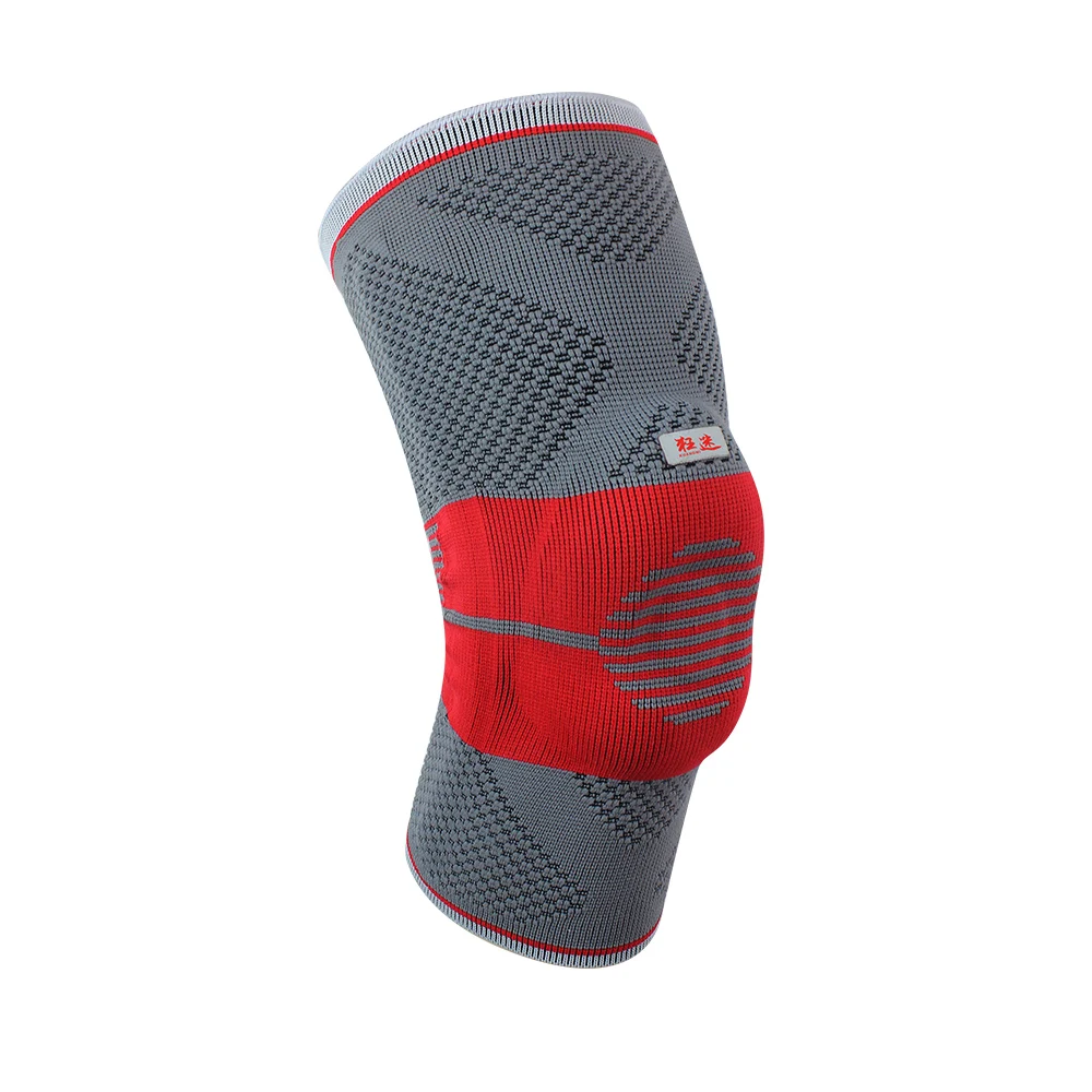 2 предмета Kuangmi эластичные дышащие Наколенники Баскетбол Бег Восхождение Спорт