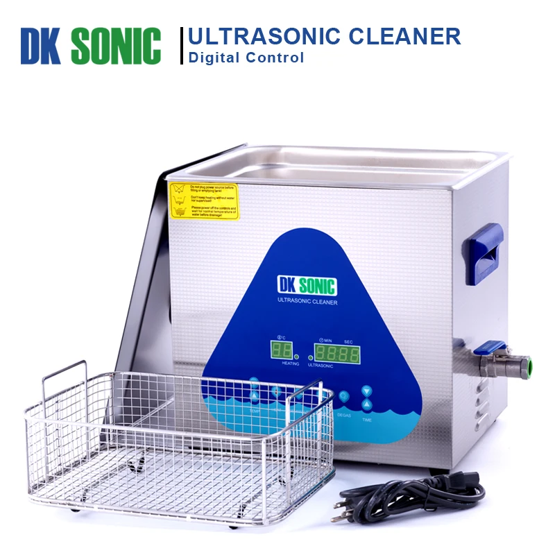 Lab Нержавеющая сталь DK sonic ультра sonic Очиститель 10L 240W ультразвук ультразвуковая ванна с нагревателем для пуль мотора раковины/Авто Запчасти 28/40 кГц