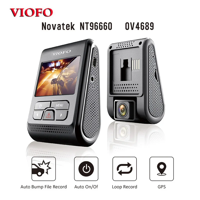 Новое поступление оригинал VIOFO A119 ЖК конденсатор 2 0 дюйма Novatek 96660 HD 2K 1440P 1080P