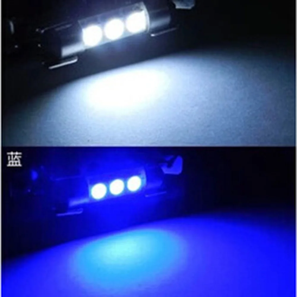 Ysy 500X Переяркий 31ММ 36ММ 39ММ 41ММ 3SMD 5050 SMD C5W Внутренней Фестунка Автомобиль Led Лампа Белый Авто Светодиодная Лампа
