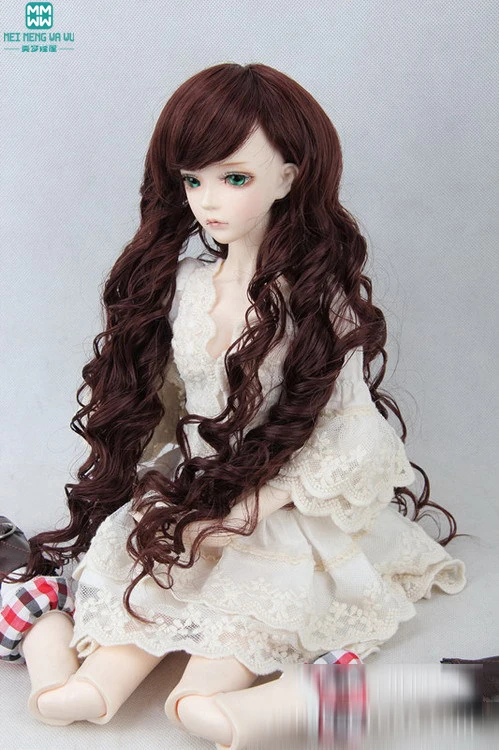Волосы для кукол 1/3 1/4 1/6 BJD/SD куклы парики римские светло золотистые коричневые