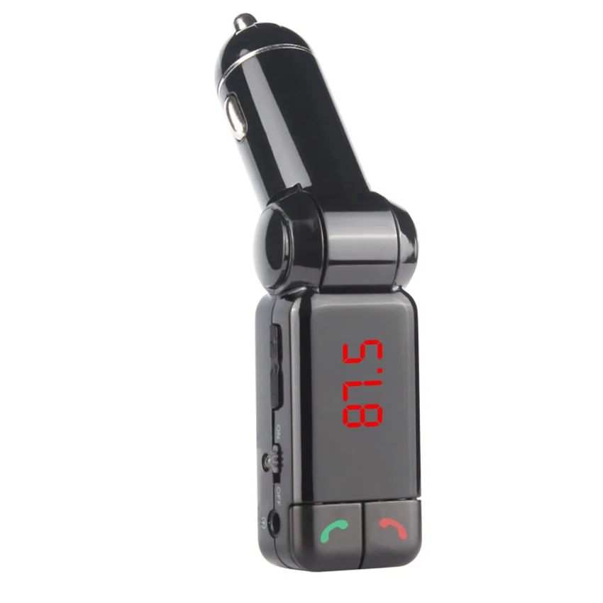 Горячая продажа Автомобильный Bluetooth Aux fm передатчик Джек Handsfree автомобильный