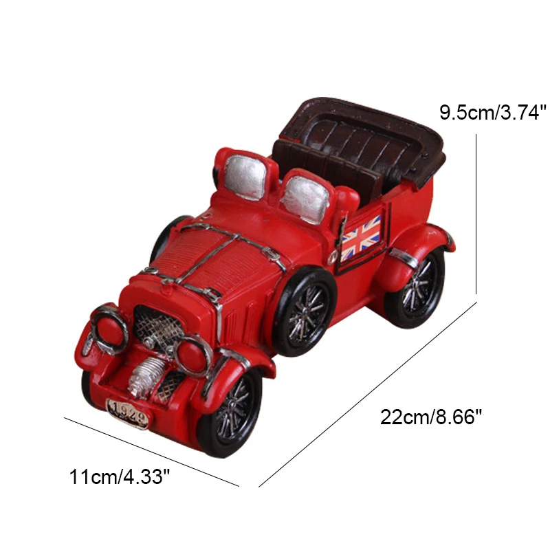 2019 New Arrival Classic Car Pattern Money Saving Box Case Coins High Quality Resin Shaped Piggy Bank Cash Coin Gifts | Дом и сад