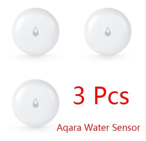 3xAqara water sensor Xiaomi Aaqara, комплекты для умного дома, датчик двери, окна, человеческого тела, беспроводной переключатель, шлюз, концентратор, датчик влажности воды, для Apple, домашний комплект - Цвет: 3xAqara water sensor