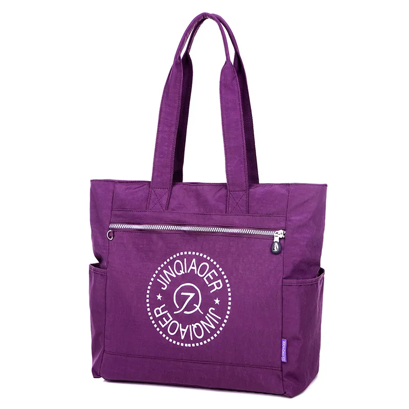 Женская сумка через плечо AOU Большая вместительная нейлоновая сумка-тоут с