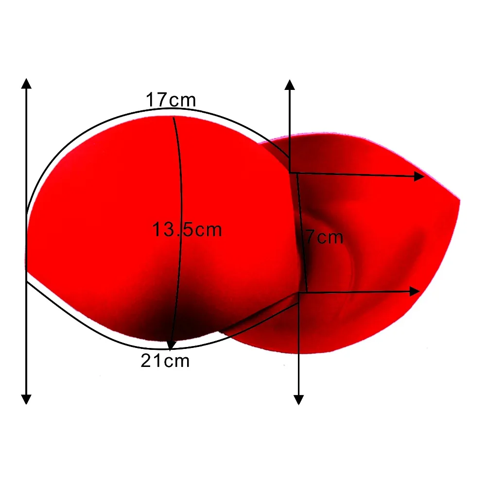 20 пар красных бюстгальтеров подкладки для чашек губчатый бюстгальтер усилитель