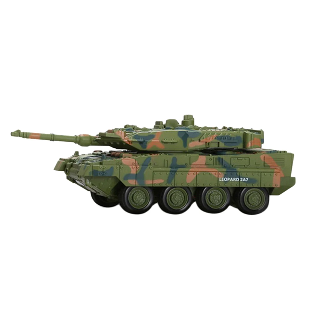 1/144 масштабная радиоуправляемая игрушка-танк с дистанционным управлением, немецкая леопардовая 2 A7 армейская модель радиоуправляемого танка, электрический автомобиль для домашнего коллекционирования