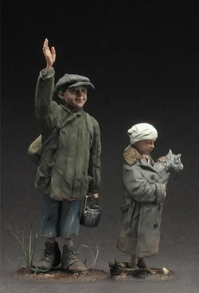 1/35 каучуковая фигурка модель комплект Unassambled Неокрашенный S53