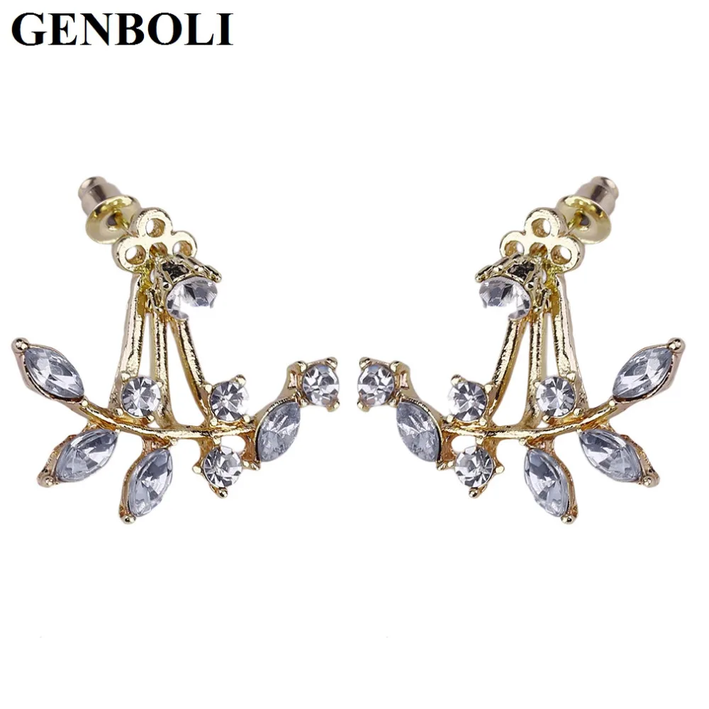 Модные 3 вида цветов модные дизайнерские женские серьги гвоздики ювелирные