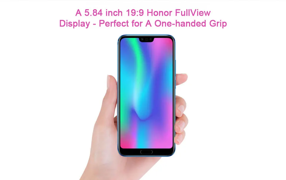 Смартфон Honor 10 с глобальной прошивкой Kirin 970 6 ГБ ОЗУ 128 Гб ПЗУ Android 8,1 NFC 5,84 ''3D изогнутый стеклянный экран Процессор AI