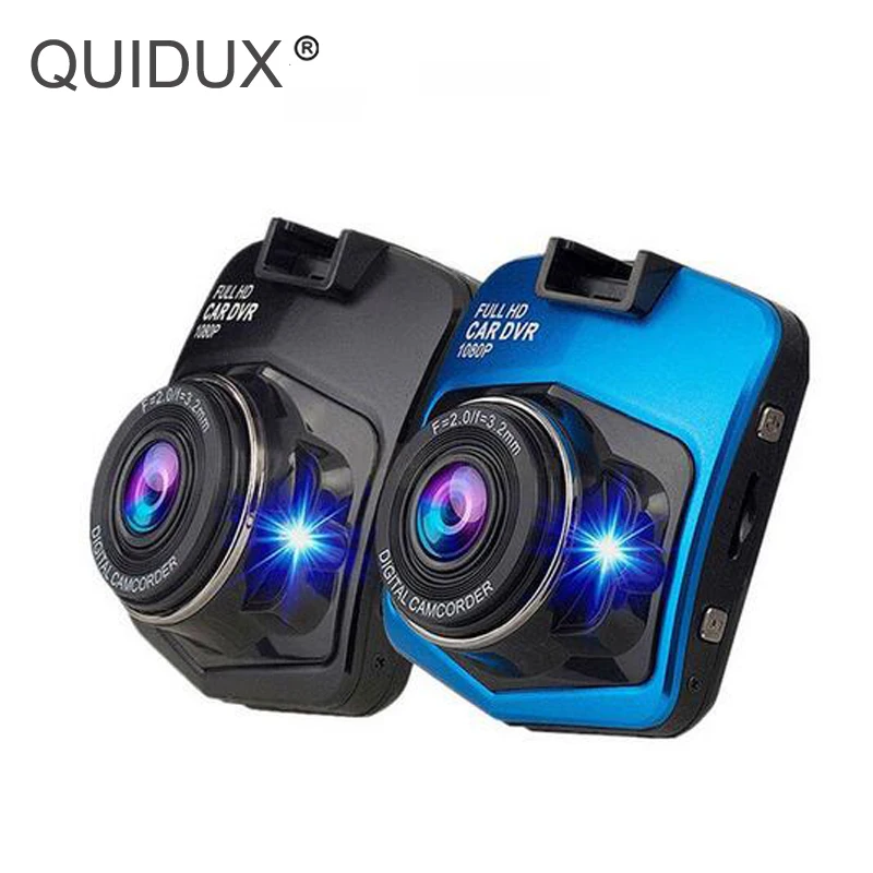 Автомобильный мини видеорегистратор QUIDUX широкоугольный Full HD 1080P с g датчиком