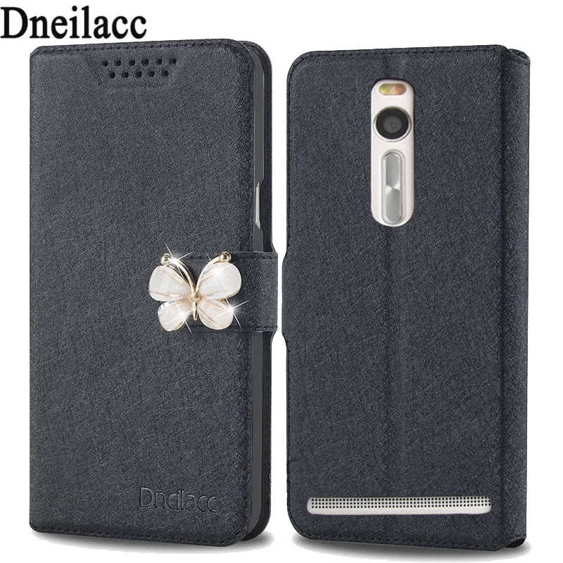 Чехол Dneilacc для ASUS Zenfone 2 Deluxe ZE551ML ZE550ML Z008D Z00AD Шелковый кожаный чехол телефона с