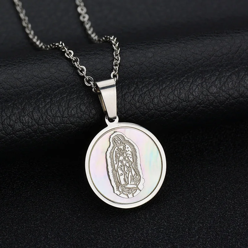 Женское Ожерелье из нержавеющей стали с ракушками в форме сердца | Украшения и