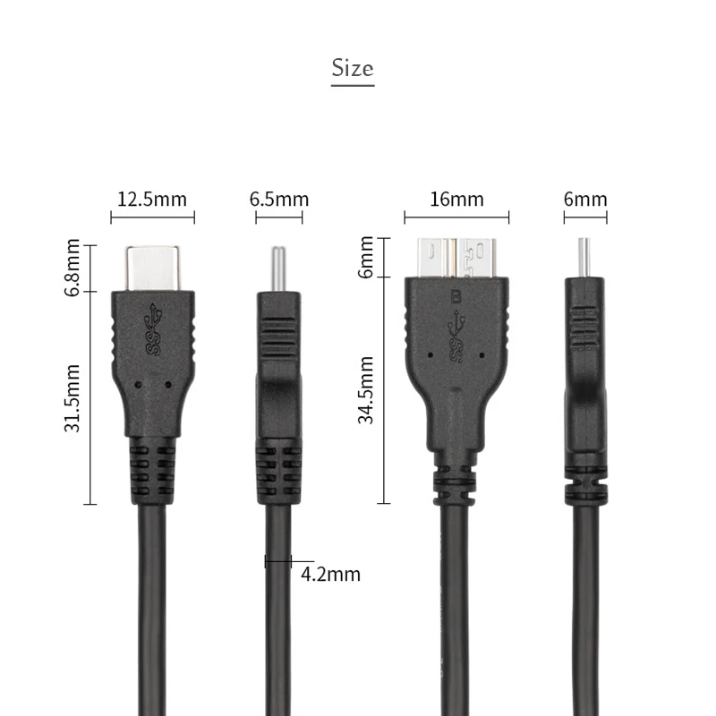 1 м USB 3 Type C к 0 Micro B кабель штекер Быстрый синхронизации данных для Macbook внешний