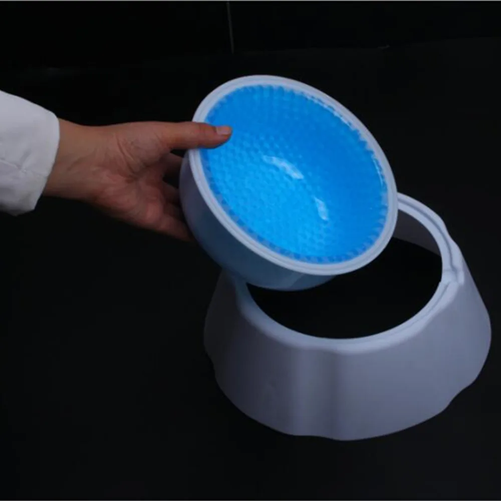 Pet Quick Cooling Bowls Plastic And Gel Ice Feeding Safe Speed Cold Food Water Drinking Feeding Frosty Bowl For Cat Dog Supplies