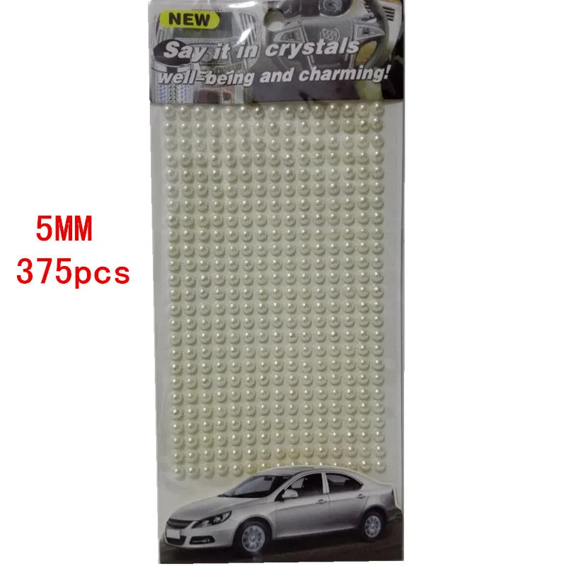 

Children Toys 5mm 375 pcs/sheet Pearls Acrylic Decal Self Adhesive Mobile Art Personalized Scrapbooking laptops Stickers