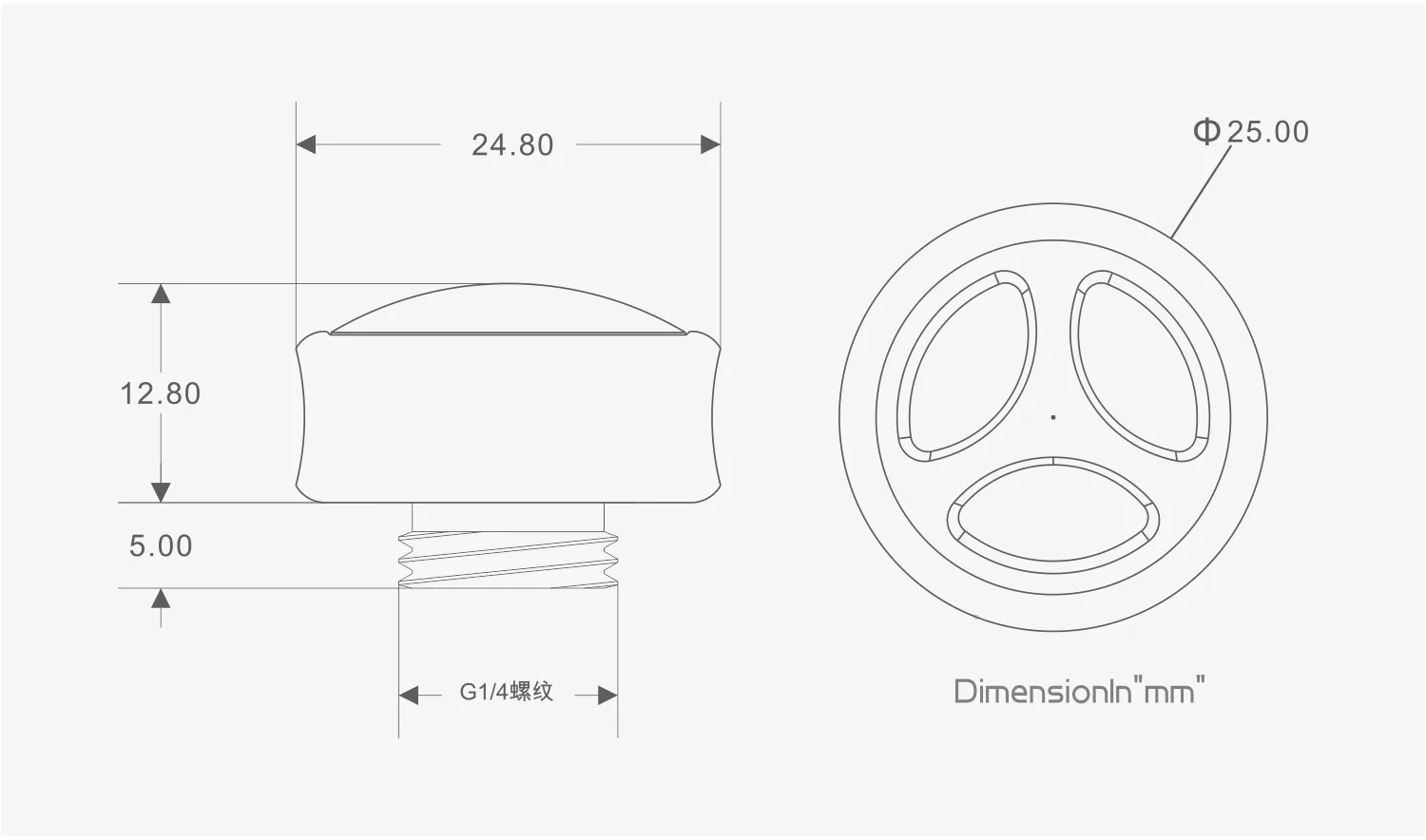 BYKSKI G1/4 ''отпустите воздушную пробку Латунь Автоматический+ ручной выпускной клапан воздушный клапан Герметичный замок для системы водяного охлаждения