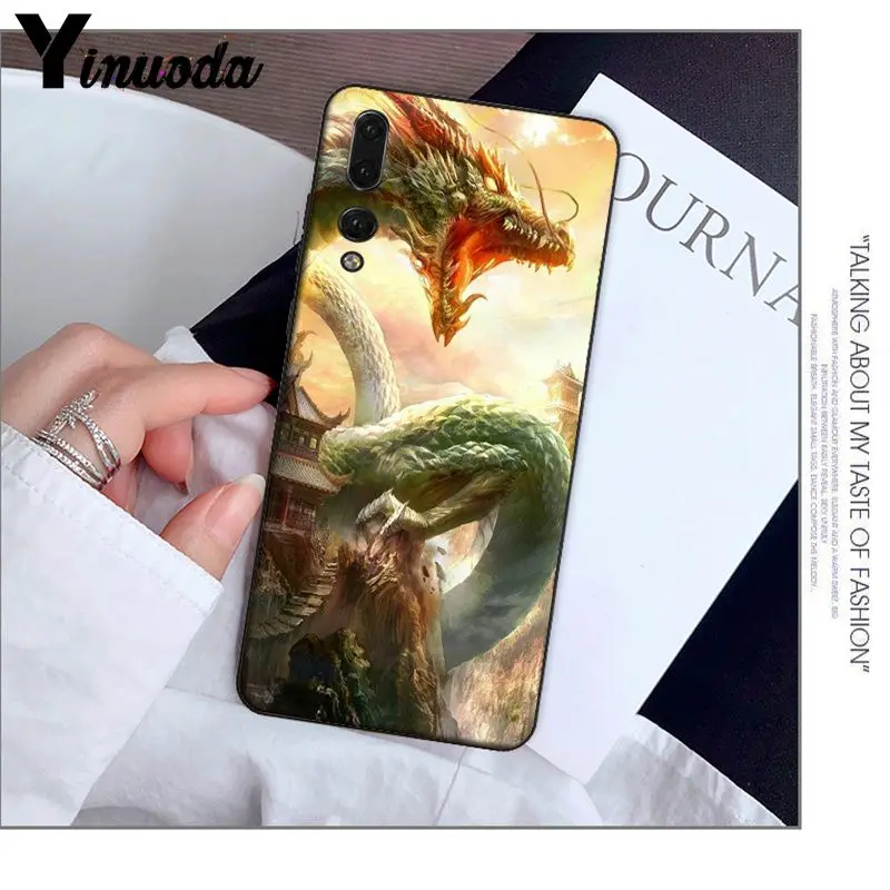 Yinuoda китайский стиль Дракон Новинка чехол для телефона Fundas Huawei Mate10 Lite P20 Pro P9 P10 Plus