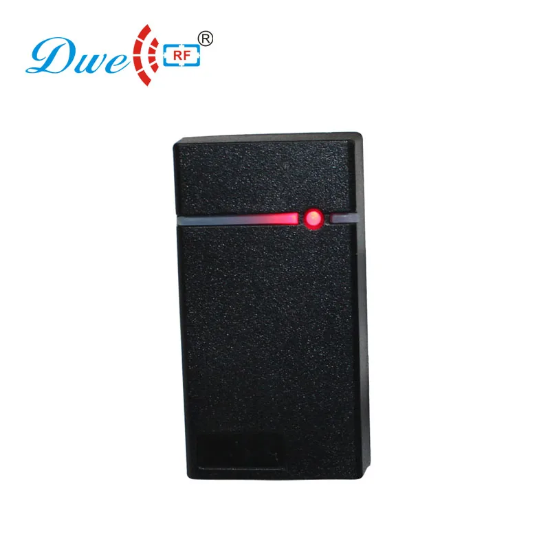 DWE CC RF черный Мини 125 кГц EM4100 rfid считыватель карт с считывателем rs232|125khz em4100|em4100